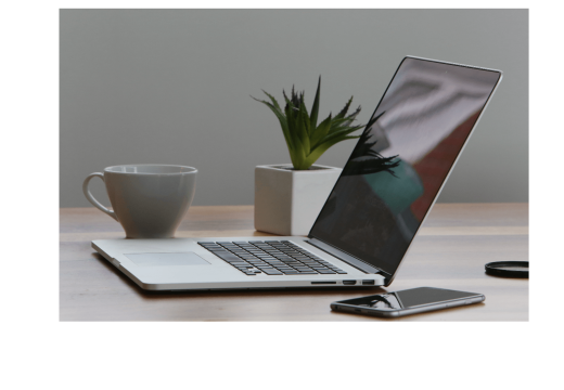 Open laptop representing secure online counselling and psychotherapy sessions