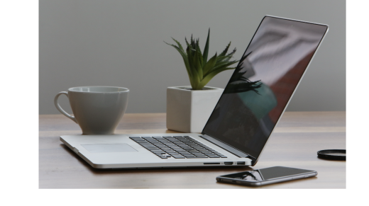 Open laptop representing secure online counselling and psychotherapy sessions